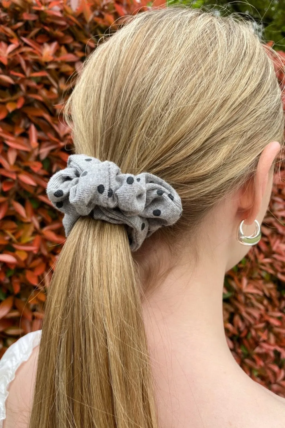 Polka Dots Scrunchie sold by Brandy Melville product image thumbnail 2