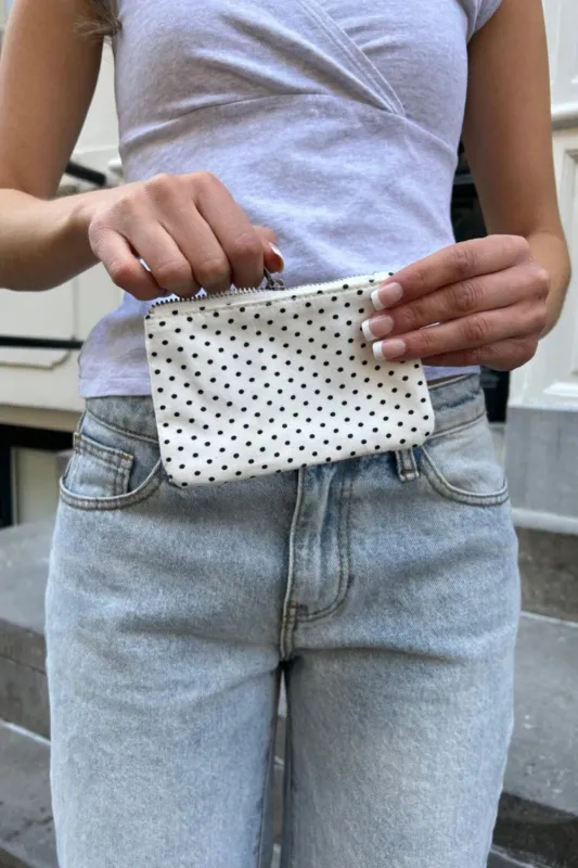 Polka Dots Coin Purse made by Brandy Melville