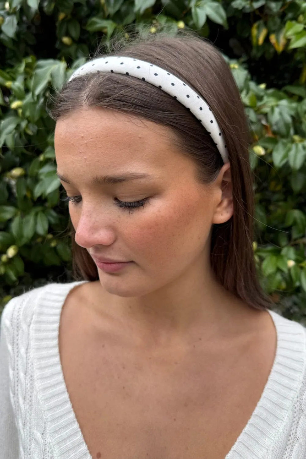 Polka Dots Headband sold by Brandy Melville