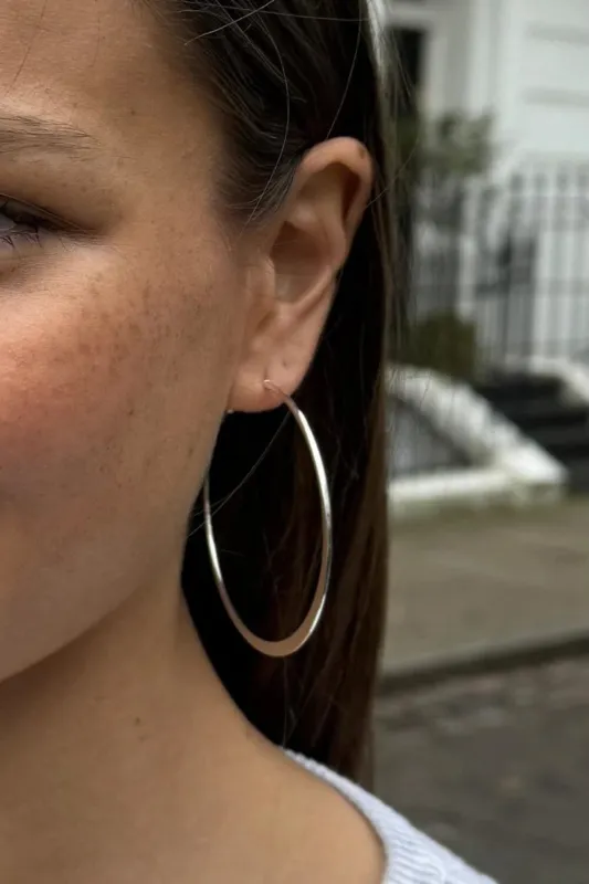 Large Hoop Earrings made by Brandy Melville