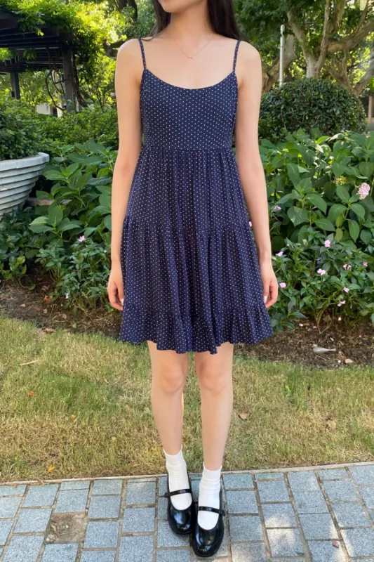 Colleen Polka Dots Dress made by Brandy Melville