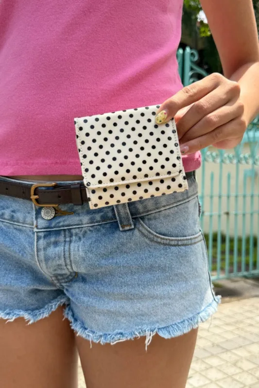 Polka Dots Card Case made by Brandy Melville