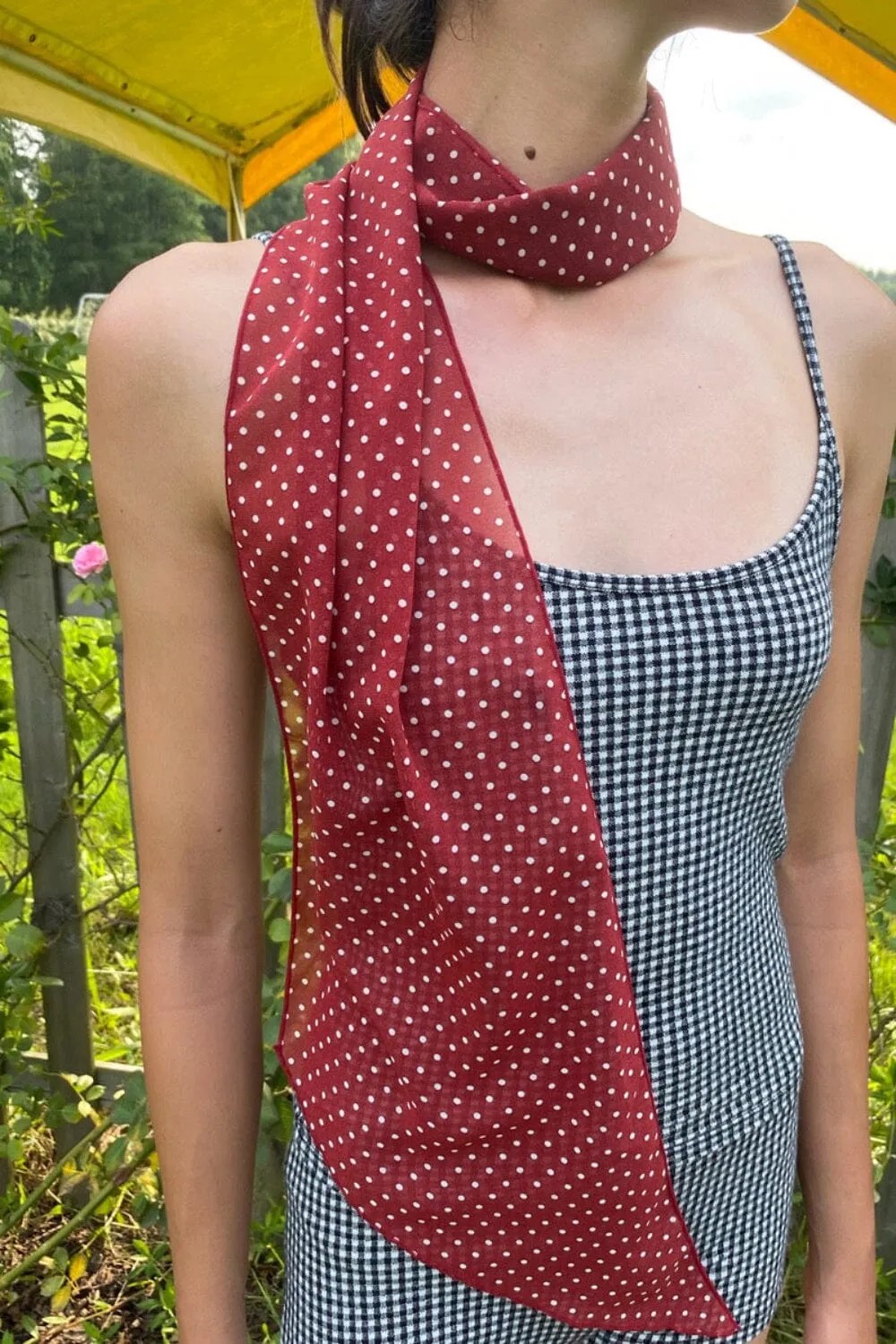 Polka Dot Scarf sold by Brandy Melville product image thumbnail 2