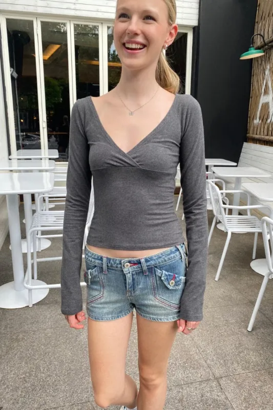 Amara Long Sleeve Top made by Brandy Melville