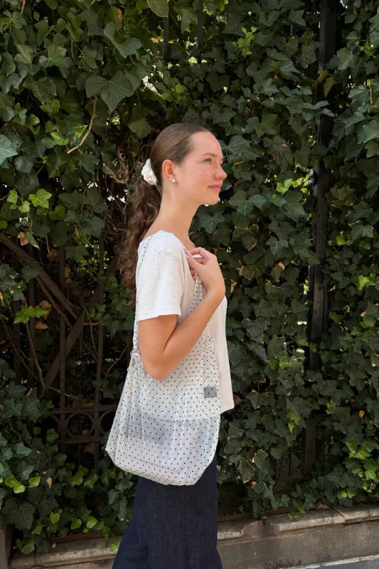 Mesh Shoulder Bag made by Brandy Melville