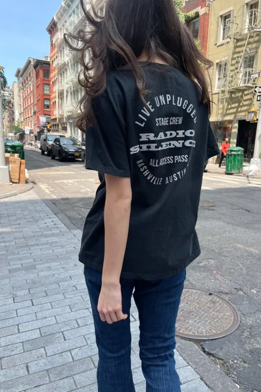 Penelope Radio Silence Stage Crew Top sold by Brandy Melville