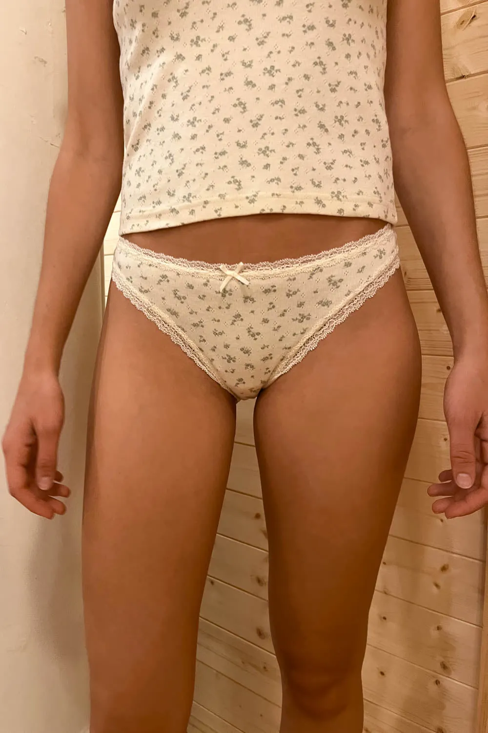 Floral Eyelet Underwear sold by Brandy Melville product image thumbnail 3