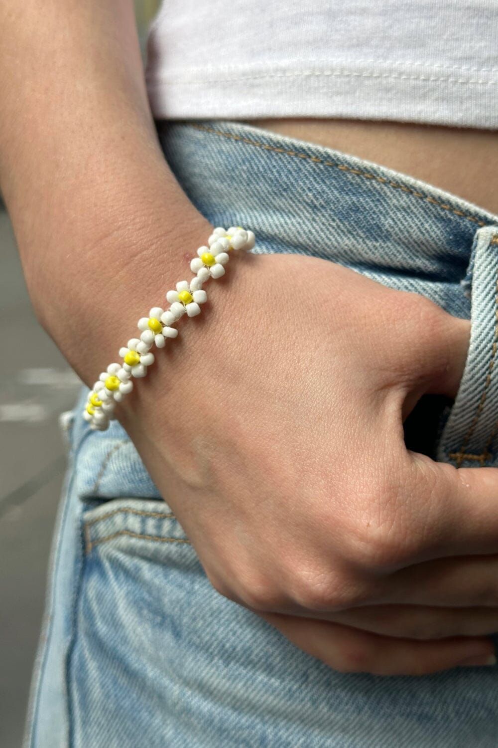 Daisies Bracelet sold by Brandy Melville