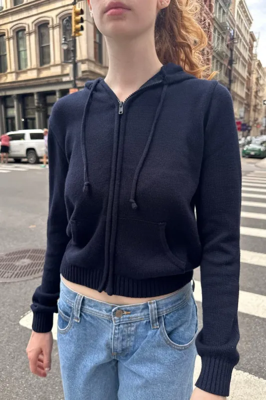 Alana Zip-Up Sweater sold by Brandy Melville