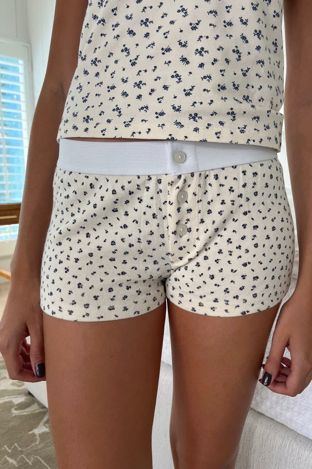 Boyshort Floral Underwear sold by Brandy Melville