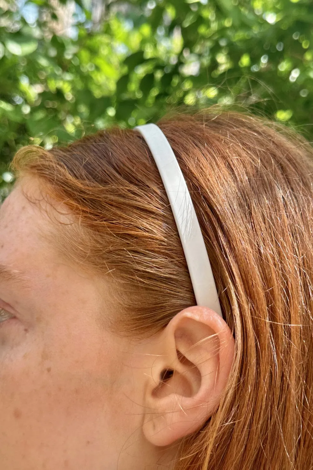 White Headband sold by Brandy Melville product image thumbnail 3