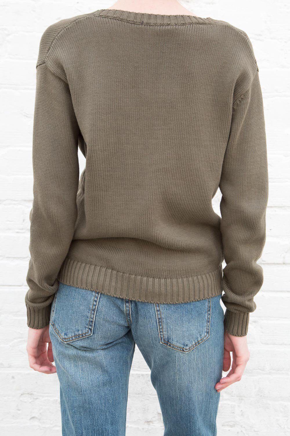 Billie Long Cotton Sweater sold by Brandy Melville product image thumbnail 3