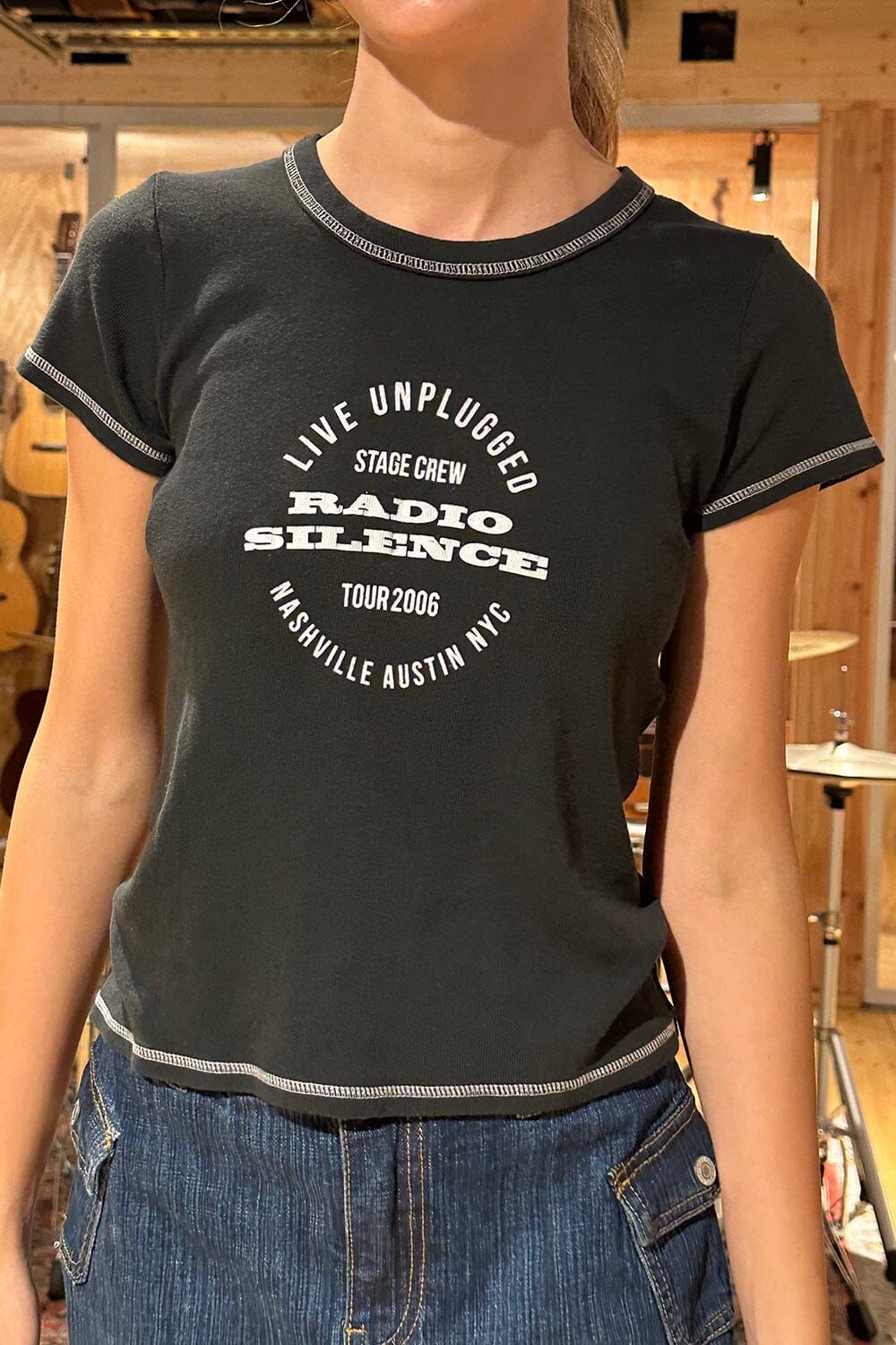 Hailie Radio Silence Unplugged Top sold by Brandy Melville product image thumbnail 2