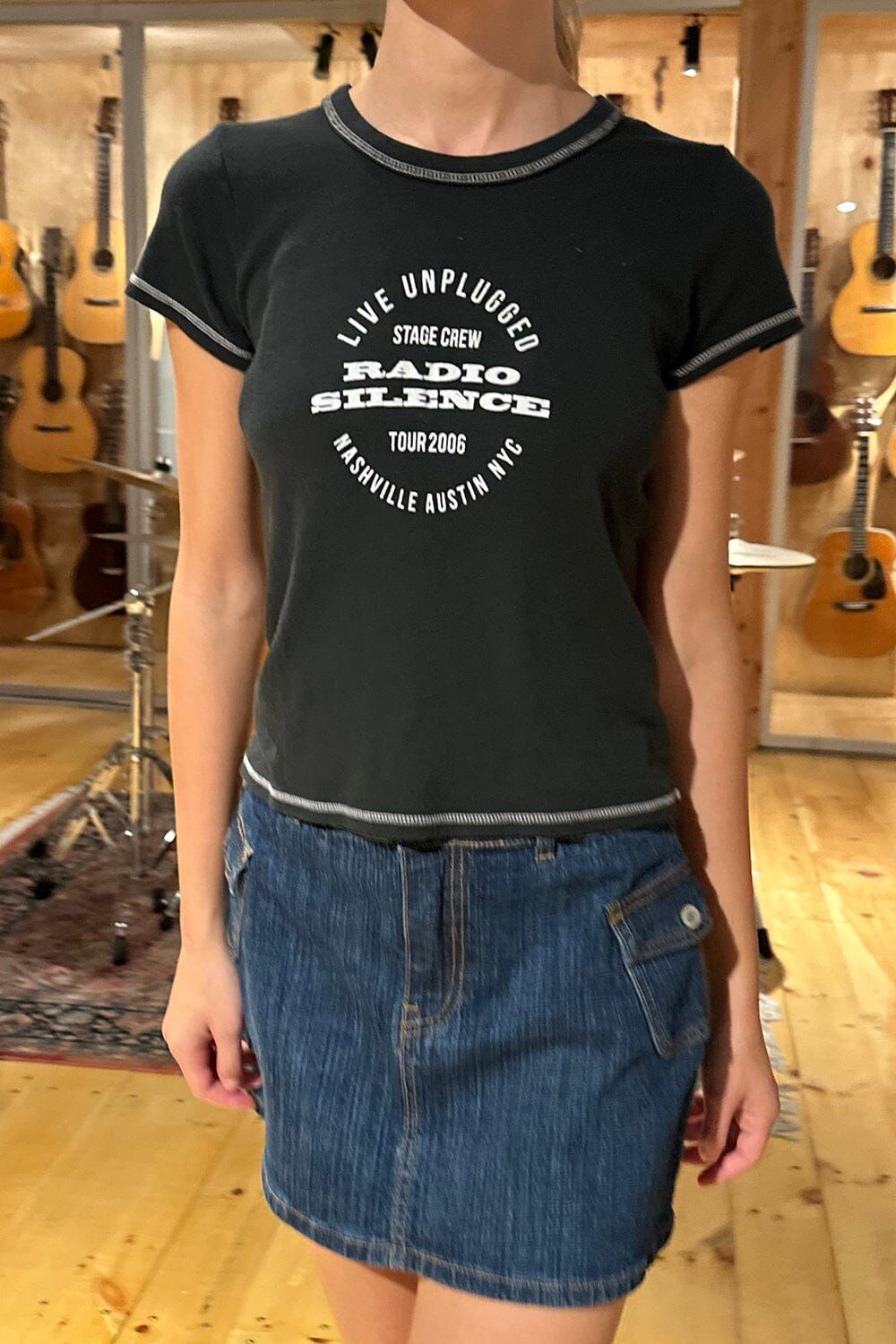 Hailie Radio Silence Unplugged Top sold by Brandy Melville product image thumbnail 3