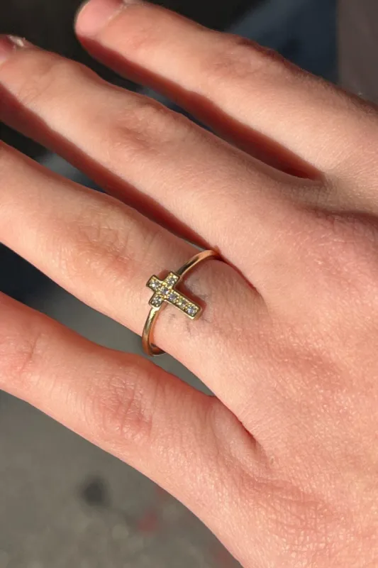 Cross Ring sold by Brandy Melville