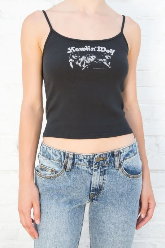 Skylar Howlin' Wolf Tank sold by Brandy Melville