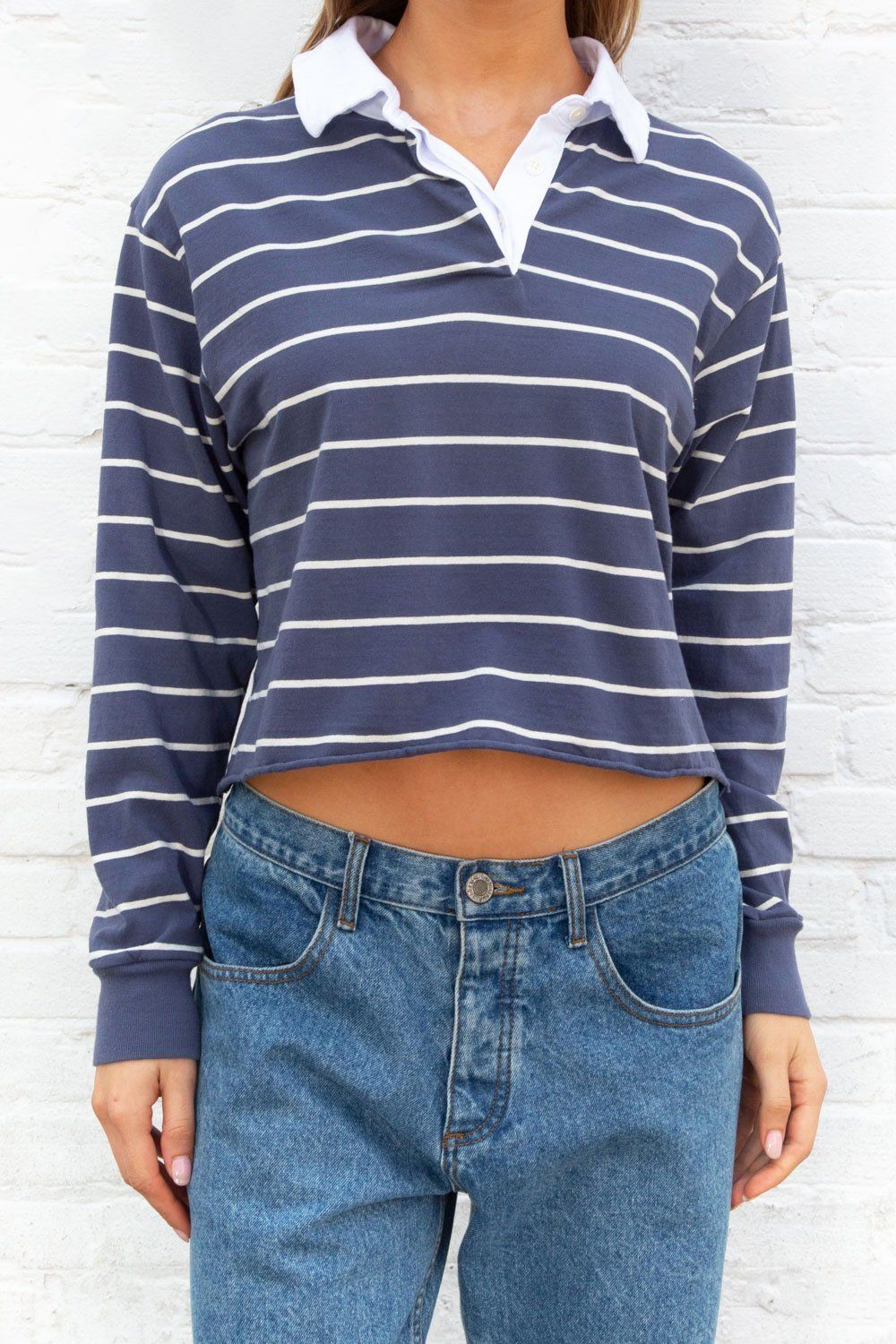 Evelyn Thin Stripe Top sold by Brandy Melville