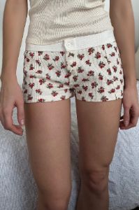 Floral Waffle Boyshort Underwear sold by Brandy Melville