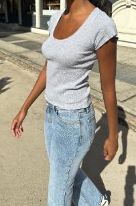 Mckenna Long Shortsleeve Top sold by Brandy Melville