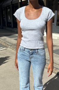 Mckenna Long Shortsleeve Top sold by Brandy Melville