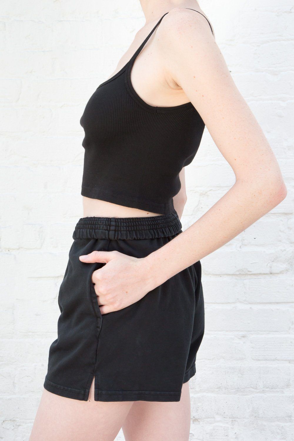 Skylar Rib Cotton Tank sold by Brandy Melville product image thumbnail 2