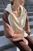 Christy Color Block Hoodie sold by Brandy Melville