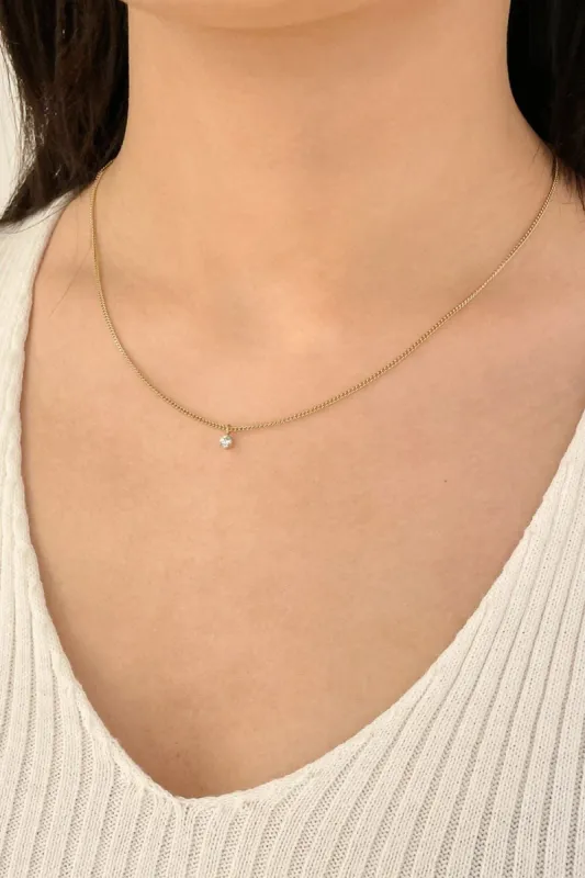 Little Gem Necklace sold by Brandy Melville