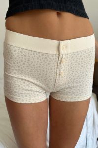 Boyshort Floral Underwear sold by Brandy Melville