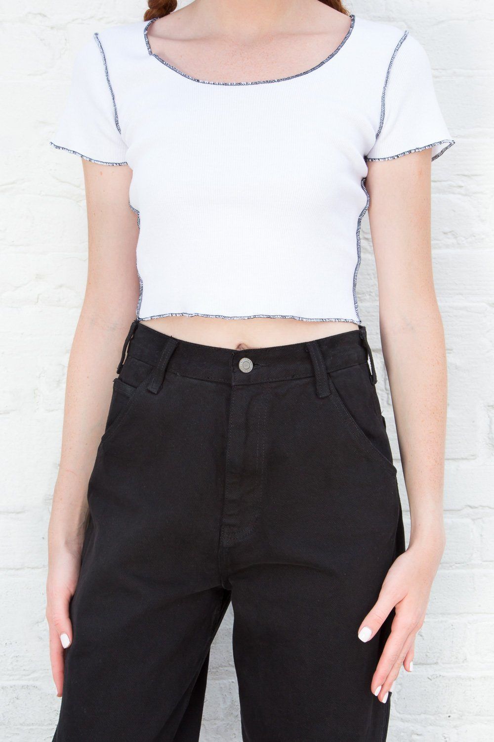 McKenna Short Sleeve Top sold by Brandy Melville