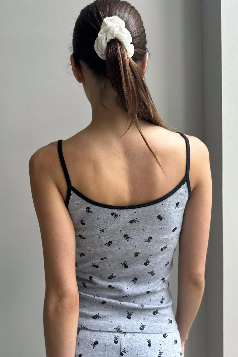 Skylar Skull Tank sold by Brandy Melville product image thumbnail 4