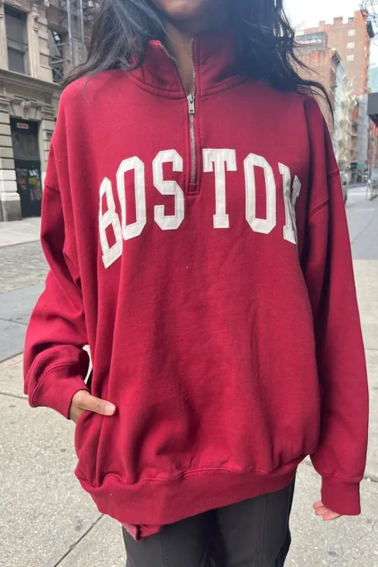 Missy Boston Sweatshirt sold by Brandy Melville