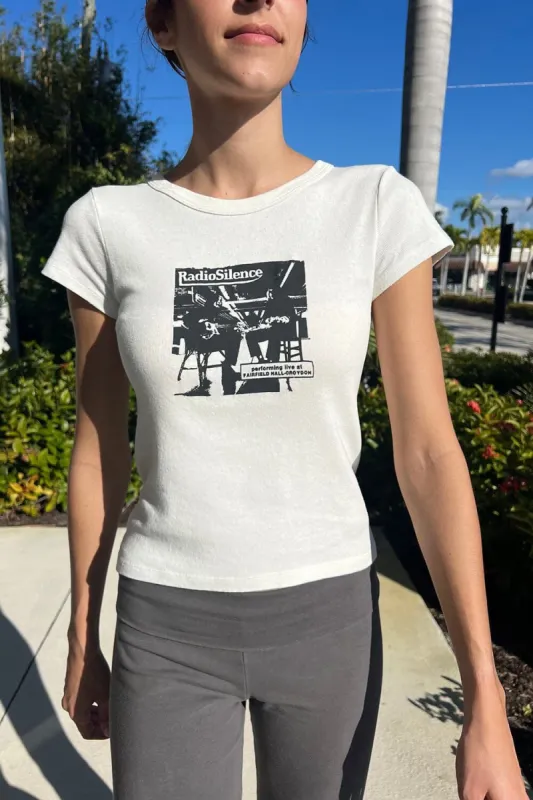 Hailie Radio Silence Live Top sold by Brandy Melville