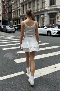 Beyonca Cropped Lace Tank sold by Brandy Melville