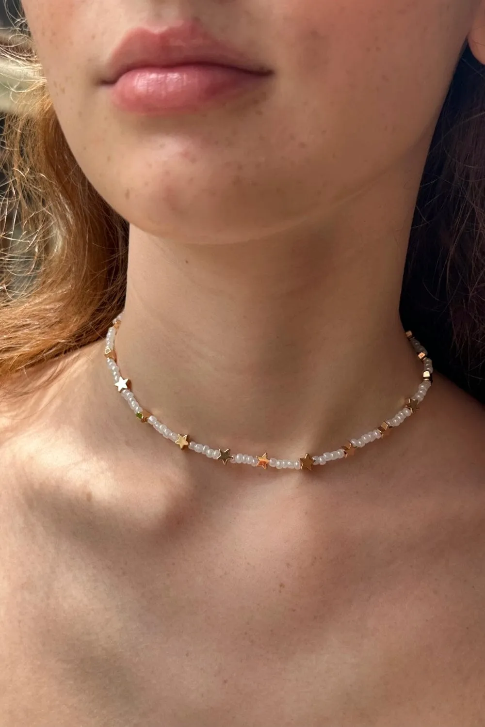 Gold Star Necklace sold by Brandy Melville product image thumbnail 2