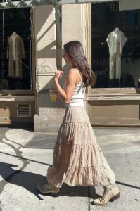 Lorene Scalloped Cropped Tank sold by Brandy Melville