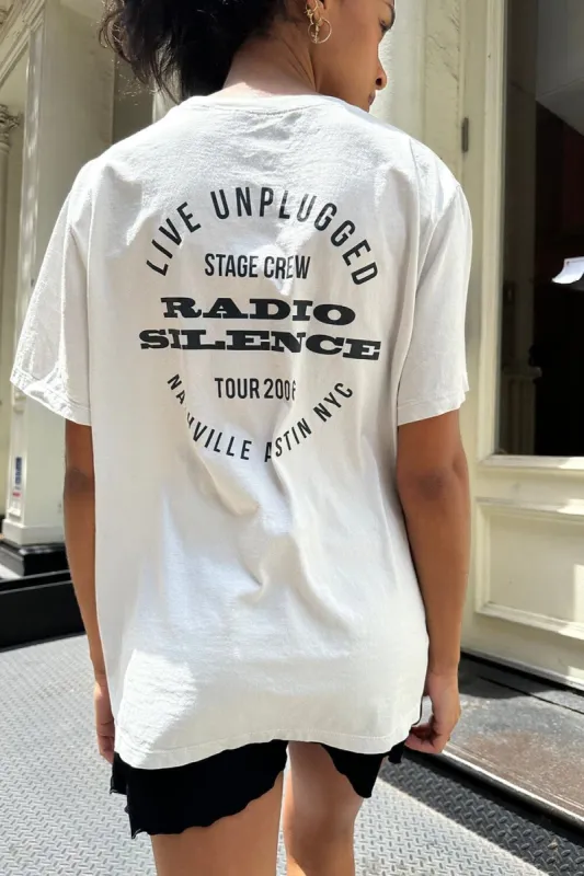 Penelope Radio Silence Stage Crew Top sold by Brandy Melville