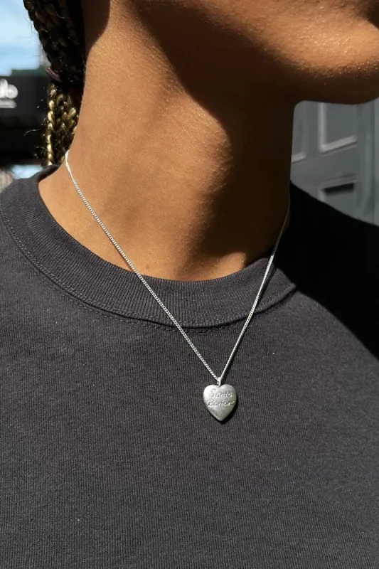 Santa Barbara Heart Necklace sold by Brandy Melville