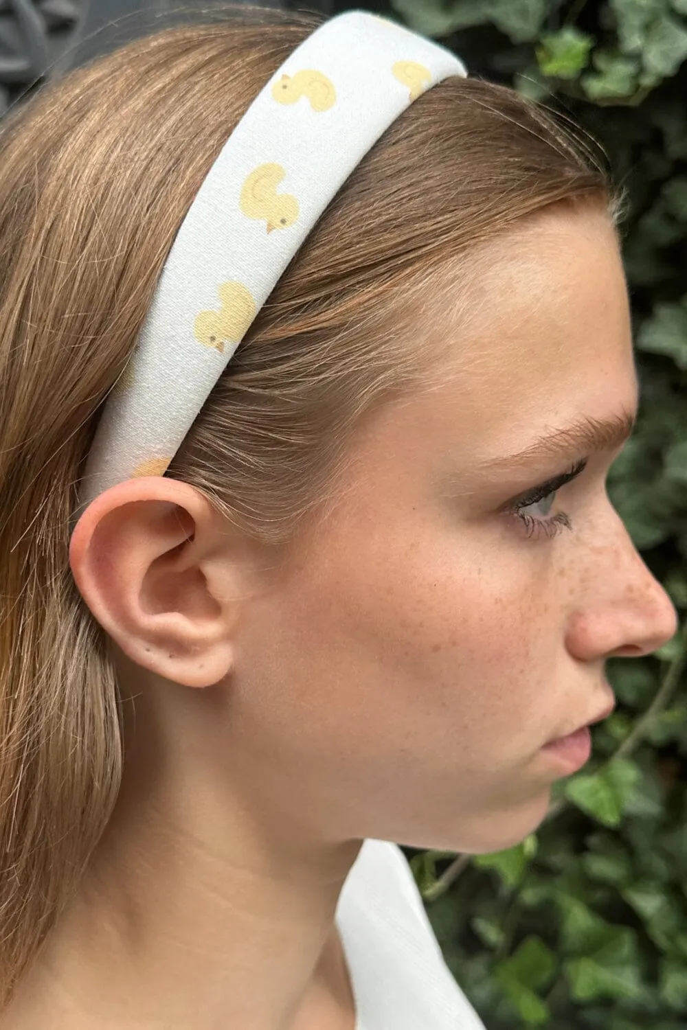 Gingham Heart Headband sold by Brandy Melville