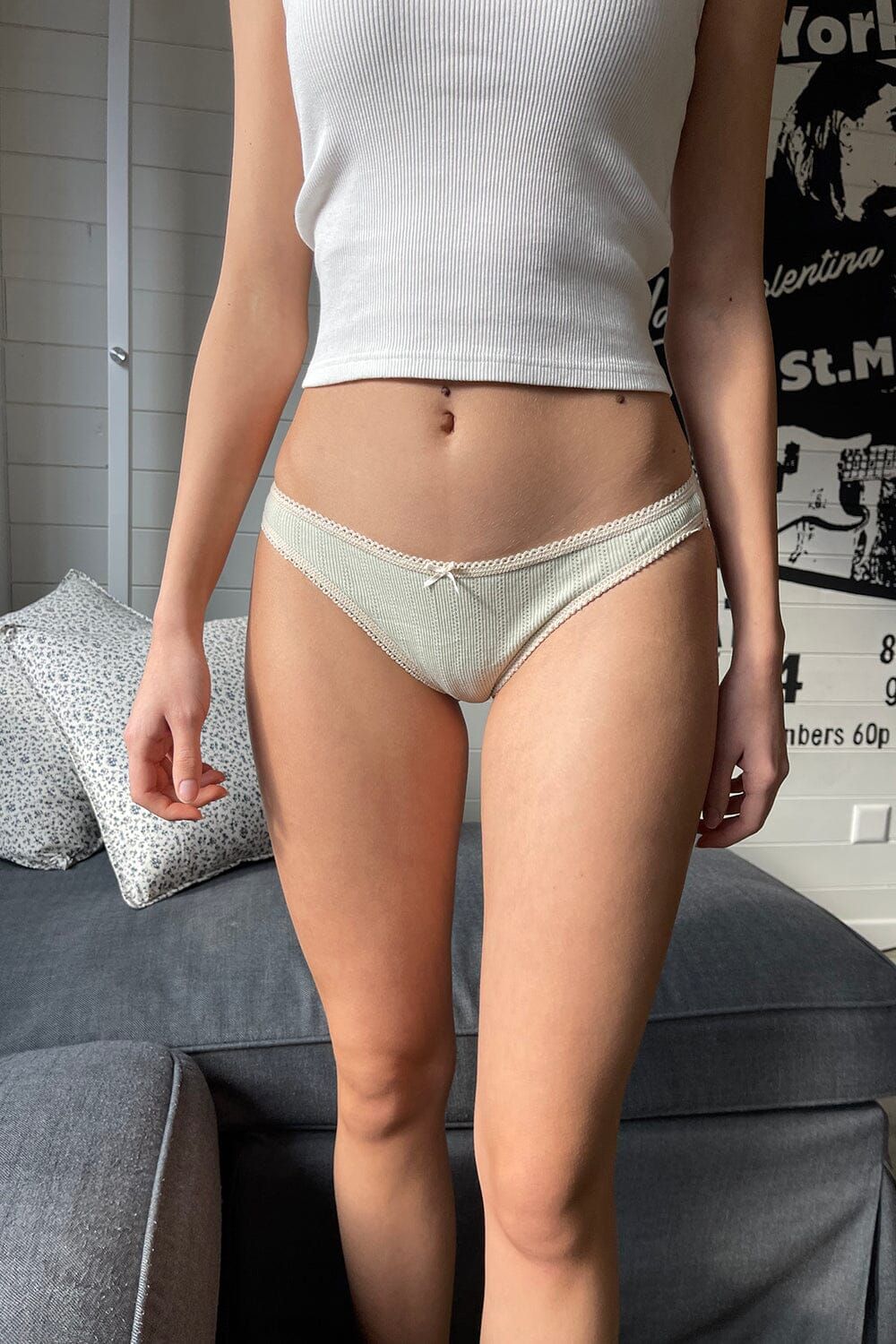 Eyelet Scalloped Underwear sold by Brandy Melville product image thumbnail 2