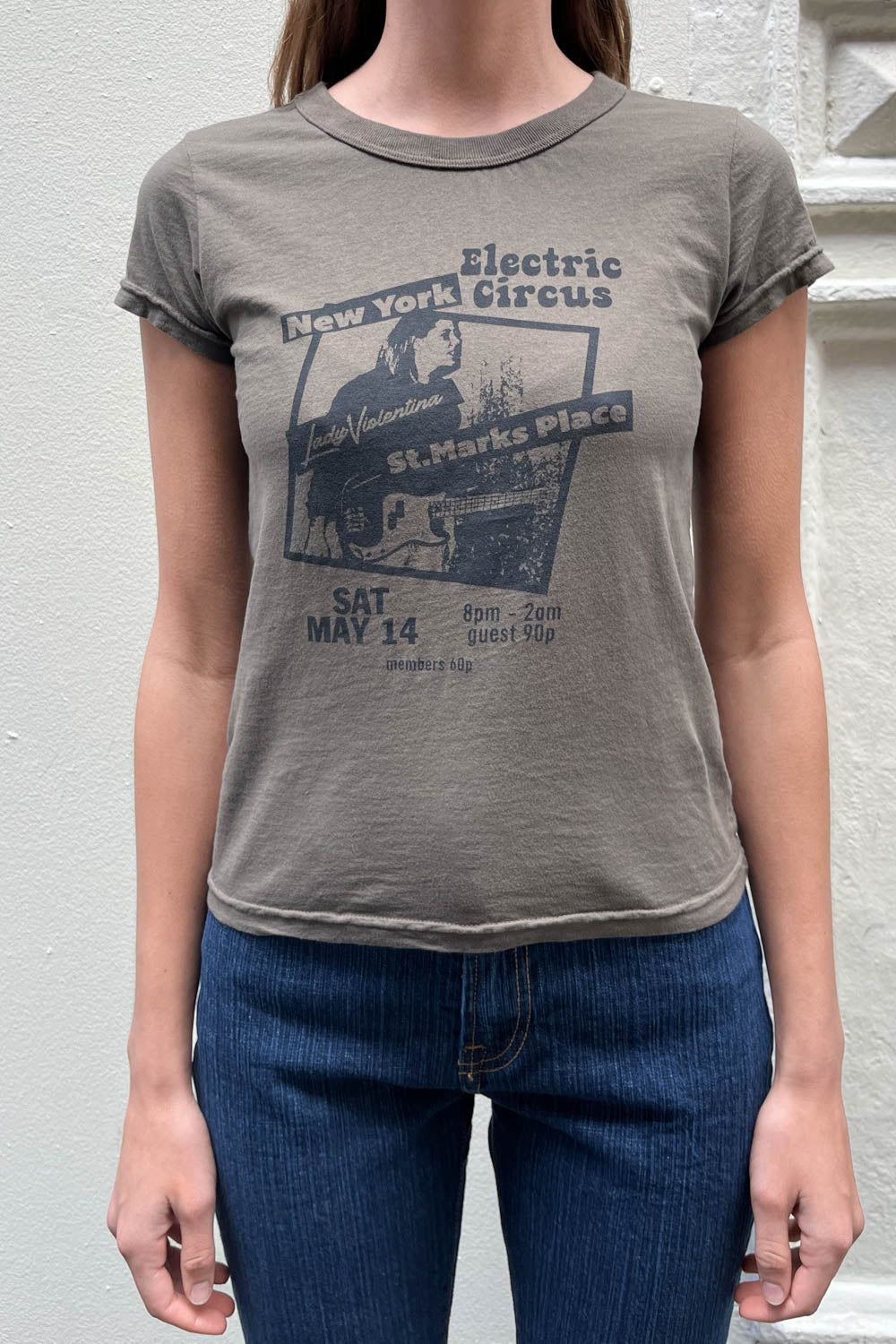 Hailie Electric Circus Top sold by Brandy Melville