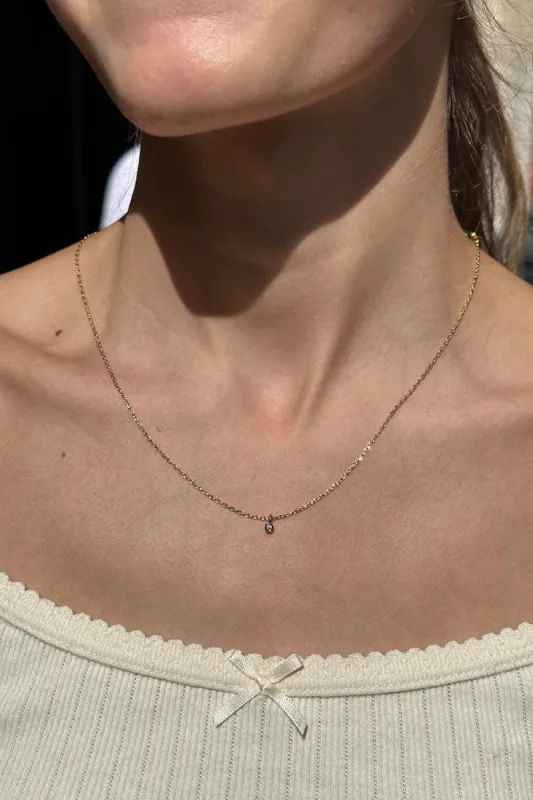 Tiny Gem Necklace sold by Brandy Melville