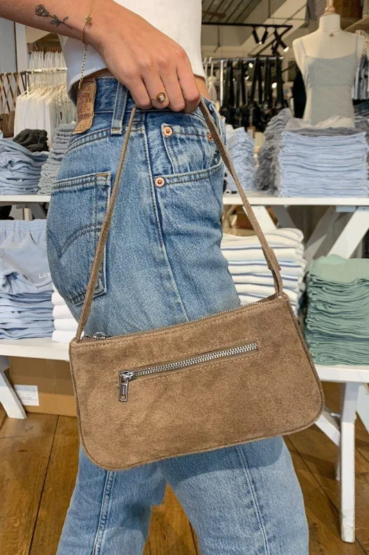 Suede Purse sold by Brandy Melville
