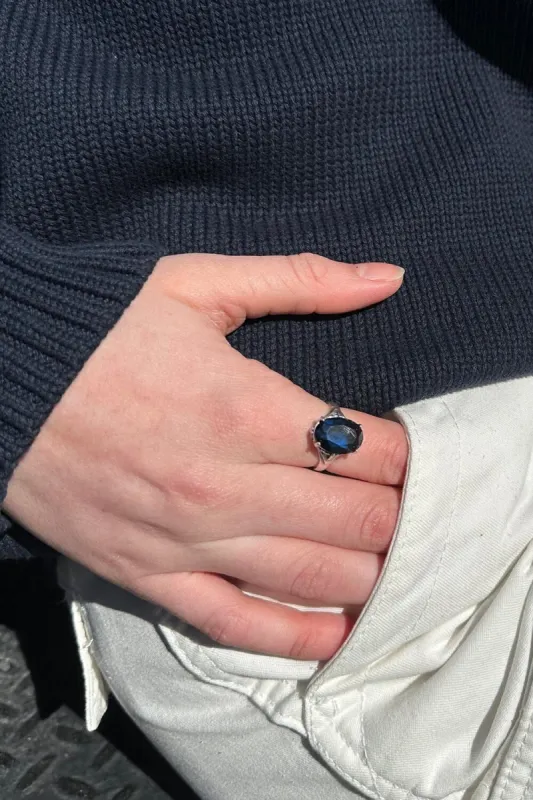 Blue Stone Ring sold by Brandy Melville