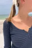 Zelly Striped Top sold by Brandy Melville
