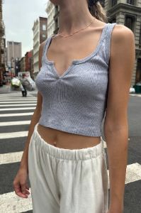Beyonca V-Notch Tank sold by Brandy Melville