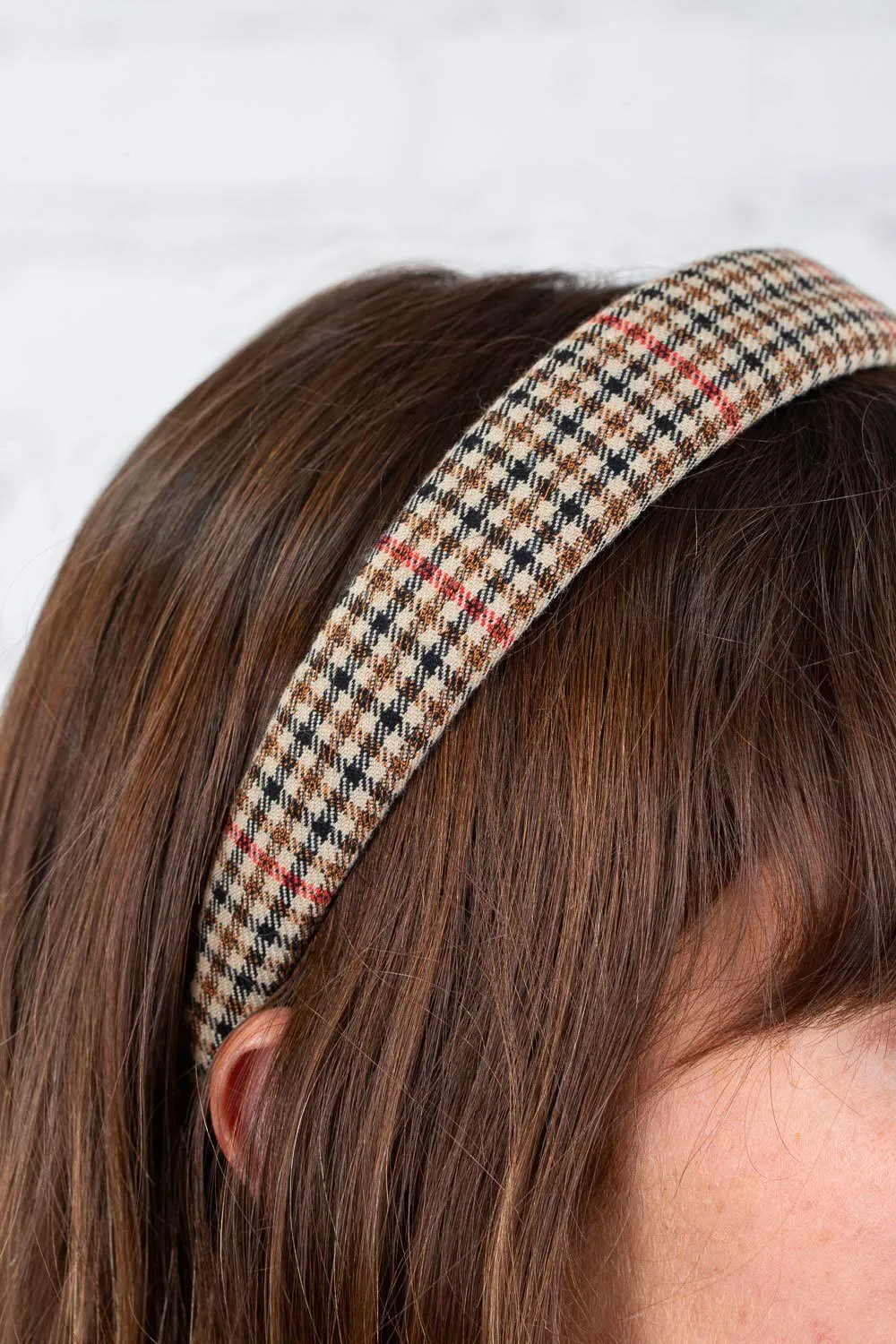 Plaid Headband sold by Brandy Melville product image thumbnail 5
