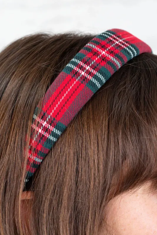 Plaid Headband sold by Brandy Melville