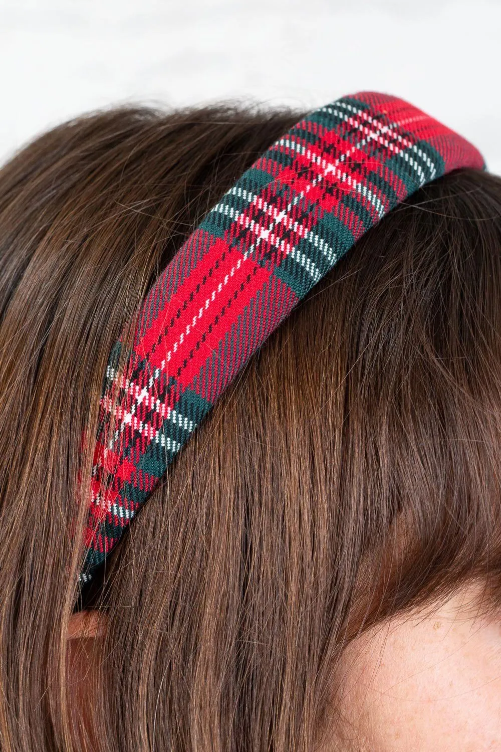Plaid Headband sold by Brandy Melville