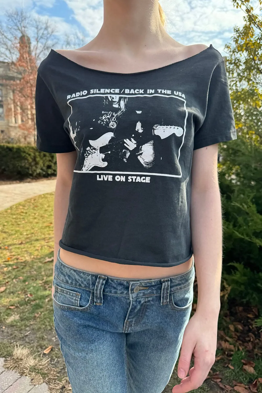 Robyn Back In The USA Top sold by Brandy Melville