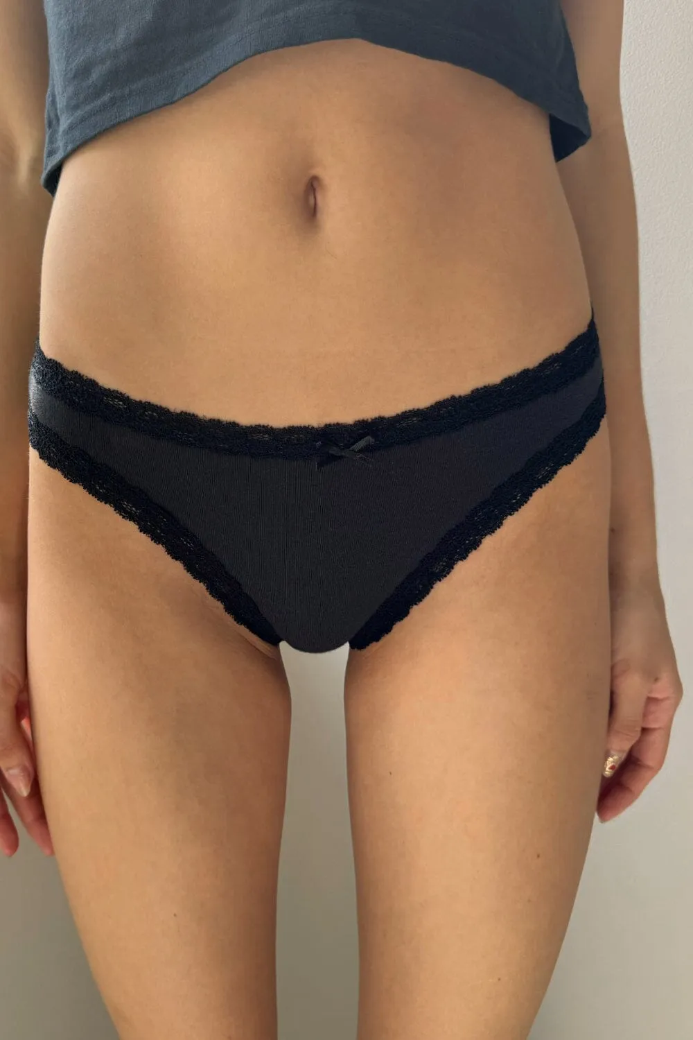 Black Lace Underwear sold by Brandy Melville